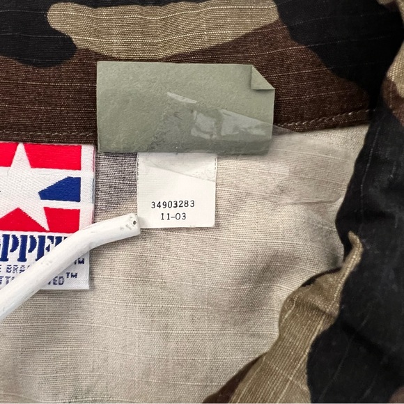 Reworked Vintage Camo Cropped Army Jacket - Picture 5 of 15